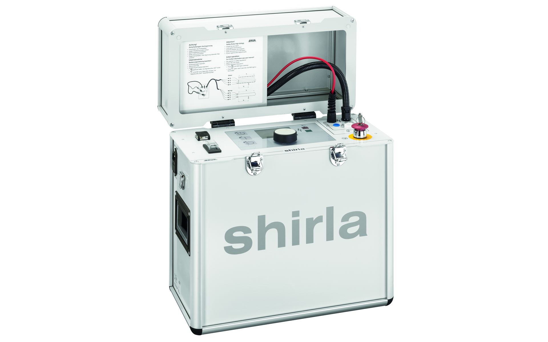 SHIRLA · Equipo de ensayo de las cubiertas de los cables y de localización de averías