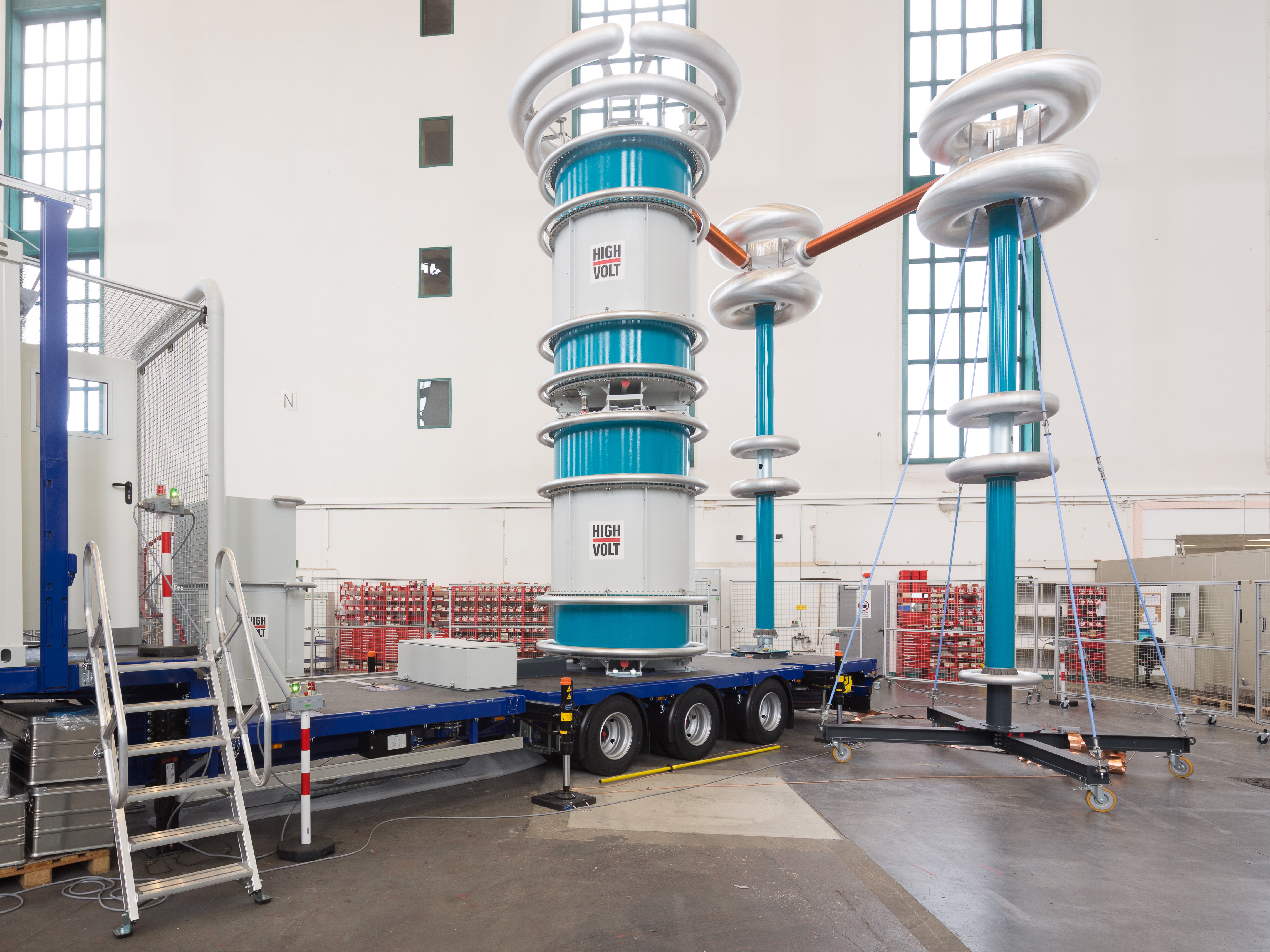 WRM_ · Sistema de ensayo resonante AC con inductancia variable, recinto aislante modular