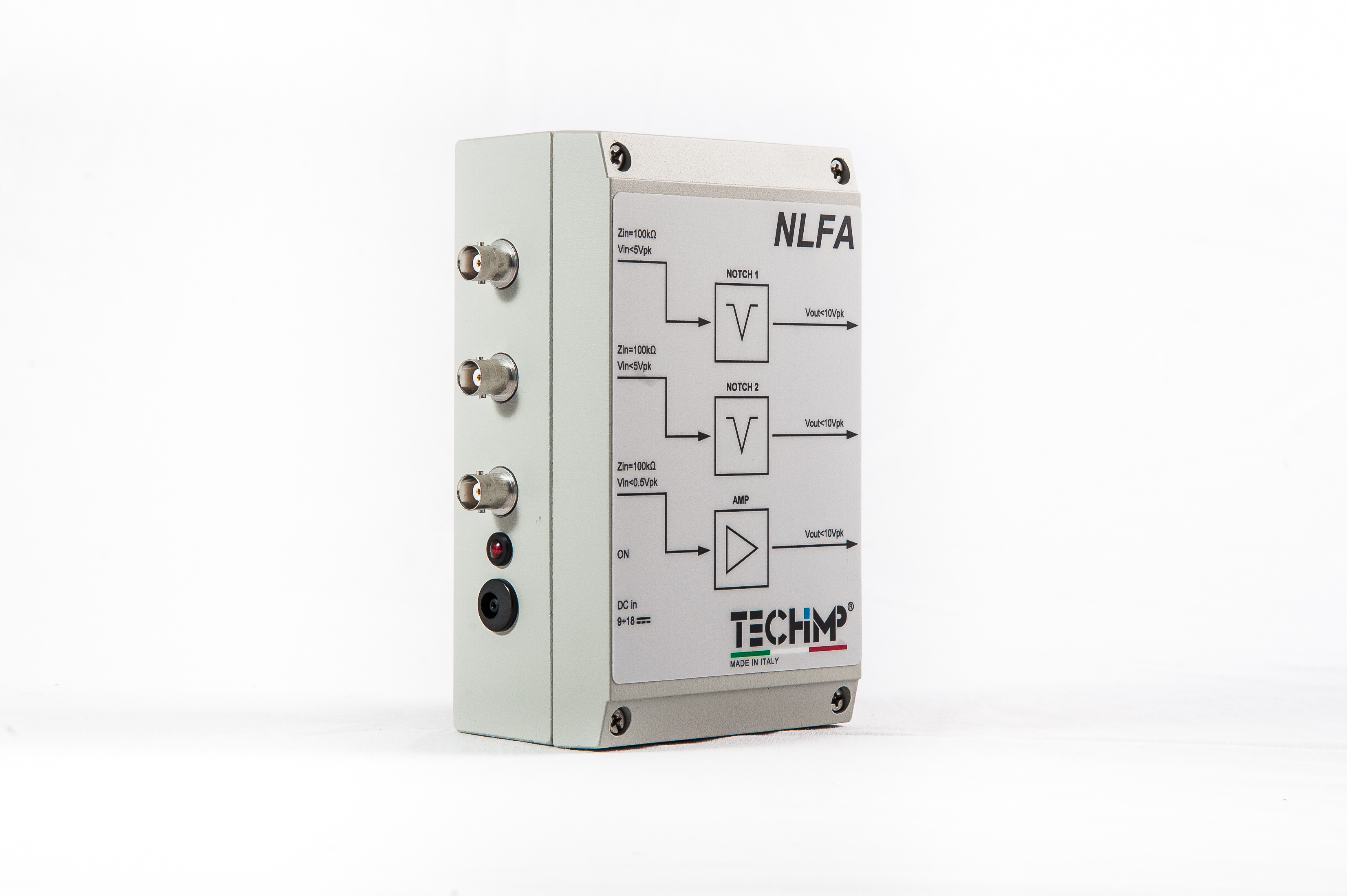 NLFA_Notch_Low_Frequency_Amplifier · Amplificador de restricción de baja frecuencia NLFA (Notchfilter)